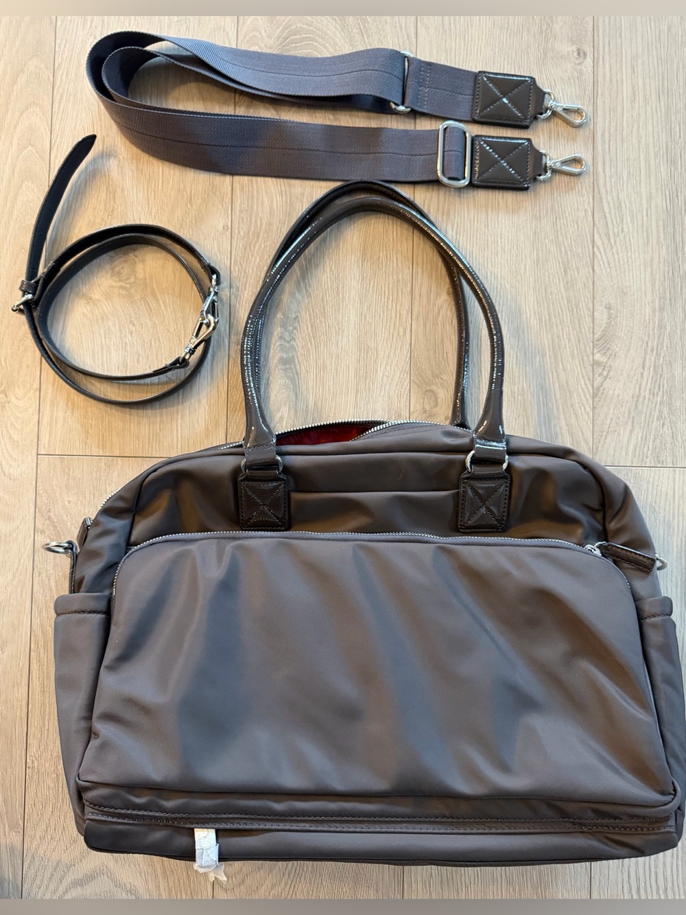 MZ Wallace Gramercy Large Satchel - Magnet/Grey - Picture 2 of 11